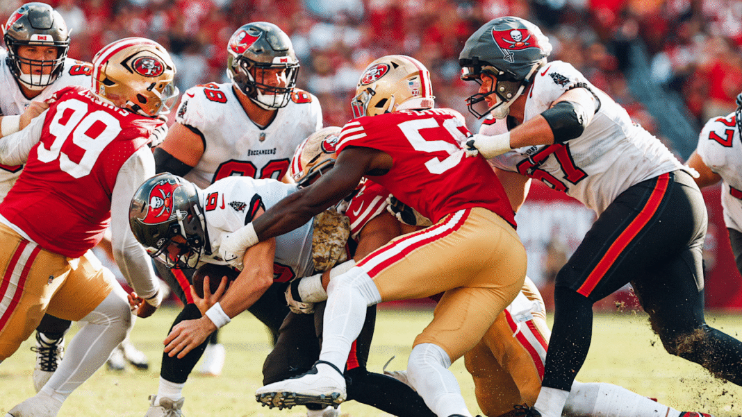 49ers vs Tampa Bay Buccaneers Match Player Stats
