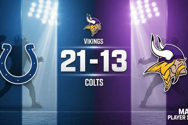 Colts vs Minnesota Vikings Match Player Stats