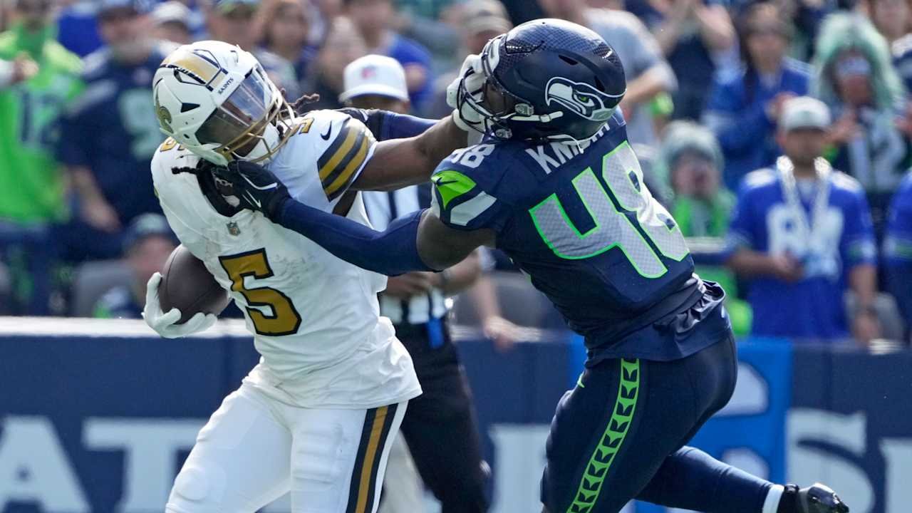 new orleans saints vs seahawks match player stats
