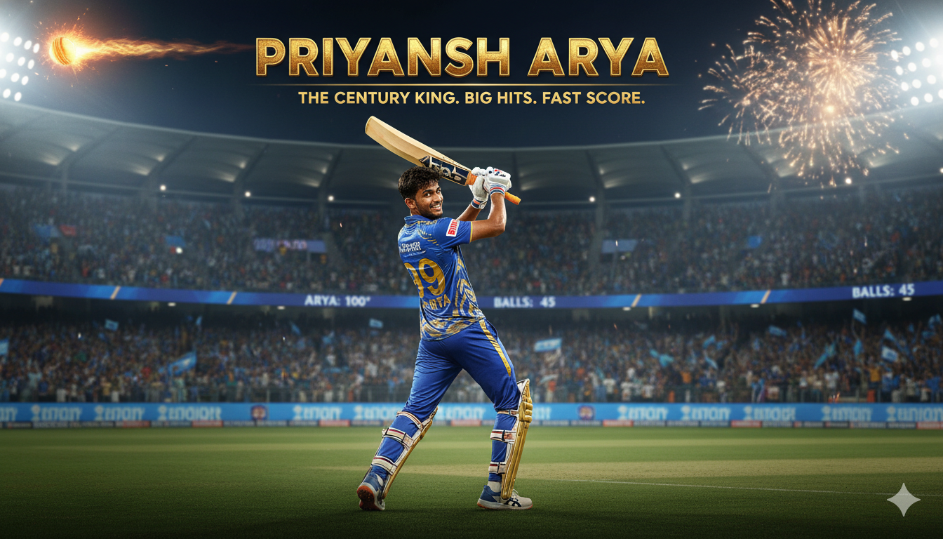 The Rising Star: Who is Priyansh Arya?