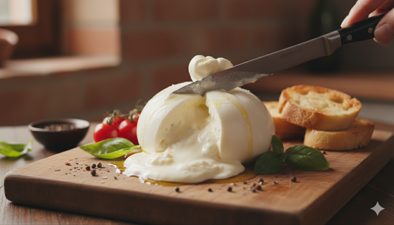 Buffalo burrata